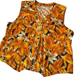 Vintage button up tank